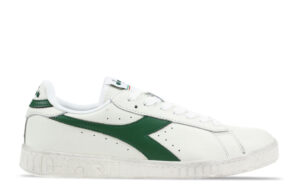 Diadora Game Low Waxed Wit/Groen Heren