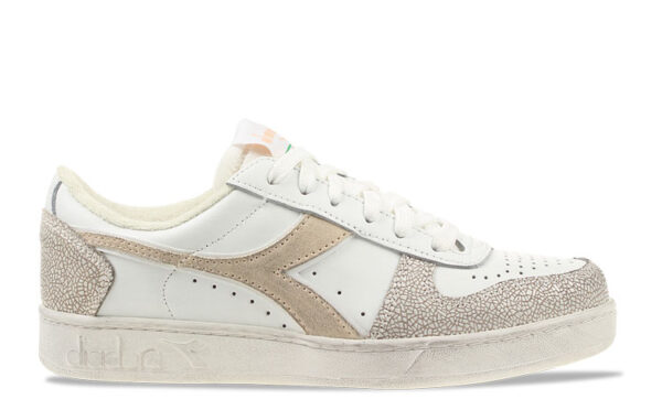 Diadora Magic Basket Low Wit/Roze Dames