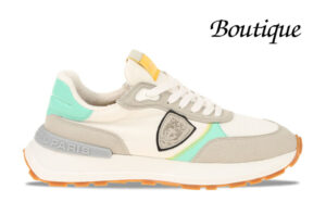 Philippe Model Antibes Low Wit/Groen Dames