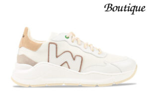 Womsh Wave Beige/Wit Dames
