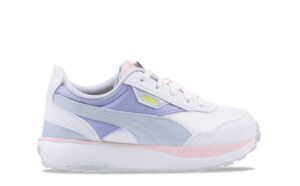 Puma Cruise Rider Silky Wit/Paars Kinderen