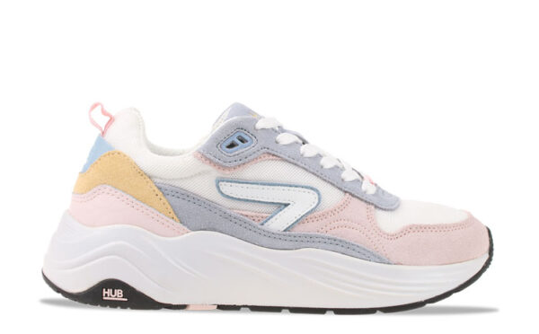 Hub Glide S41 Wit/Roze Dames