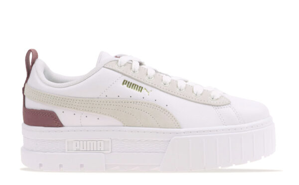 Puma Mayze Gentle Wit/Bordeaux Dames